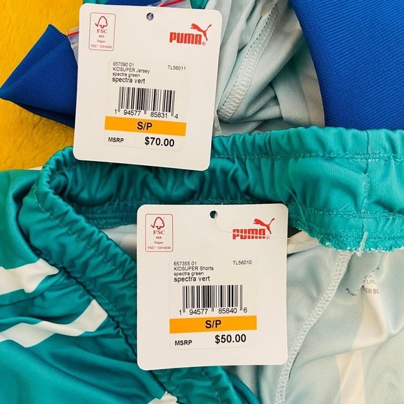 Puma kidsuper jersey shorts uniform set - Picture 6 of 6